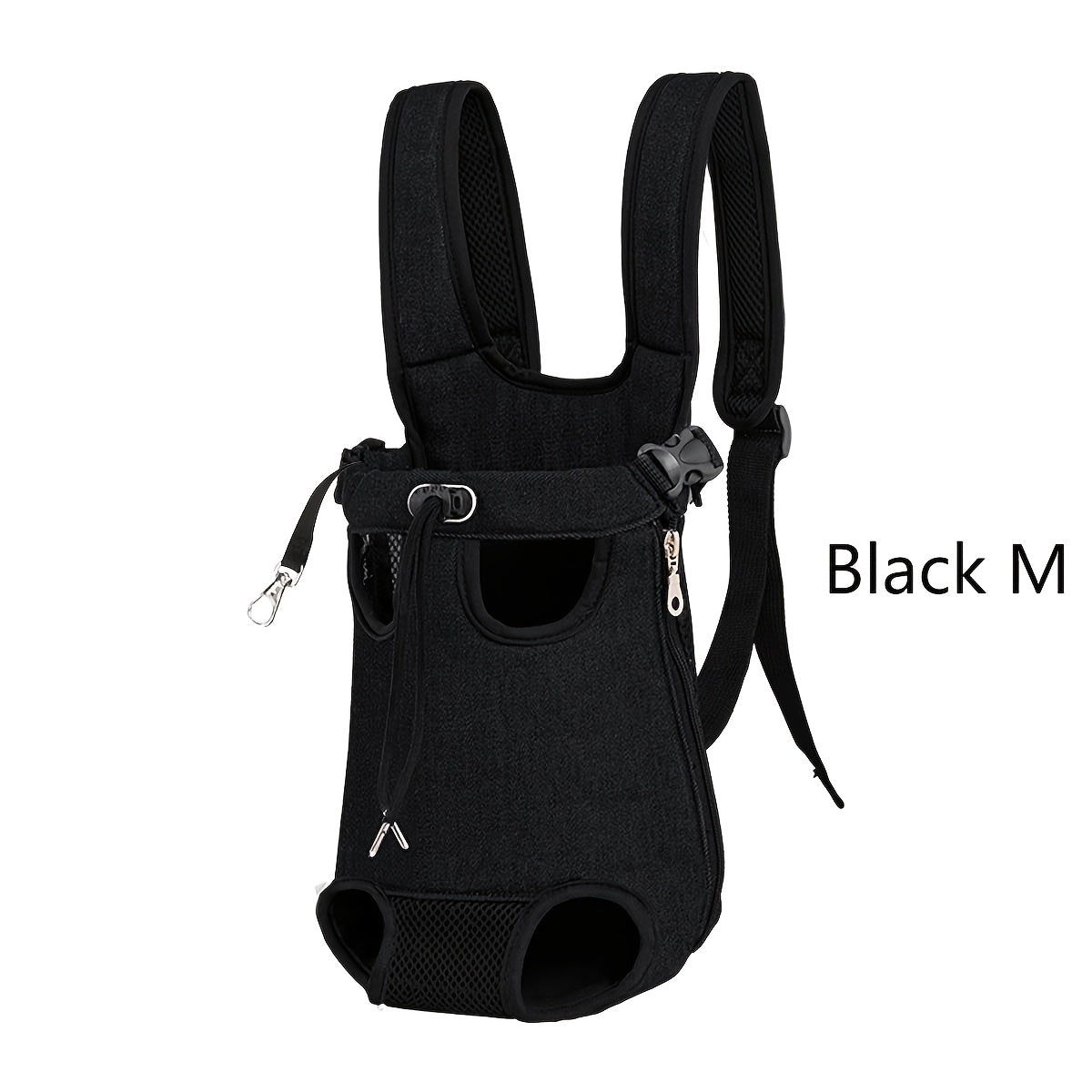 Pet Travel Backpack with Front Harness, Adjustable Multi‑Gear, Ultra‑Breathable Mesh and Lightweight Durable Design