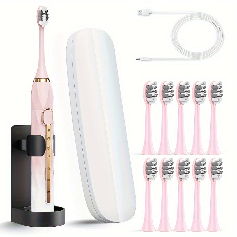 USB Rechargeable Acoustic Electric Toothbrush for Couples