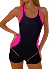 Sports Tank Top Racing Swimsuit One-piece Boxer Briefs