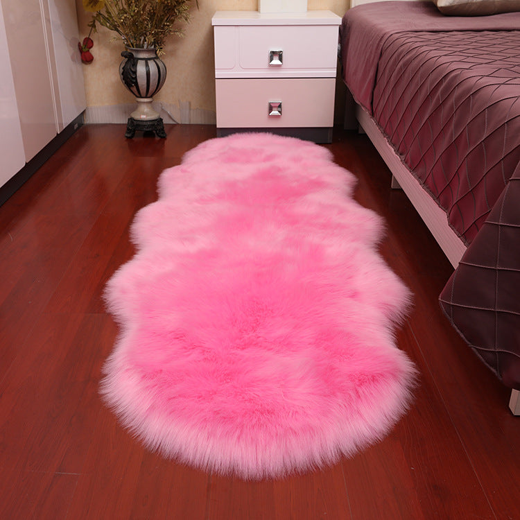 Plush Living Room Rug – Bay Window & Bedside Mat – Various Sizes