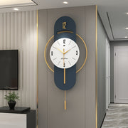 Large Wall Clock For Living Room, 28 Inch Modern Decorative Silent Battery Operated Wall Clock Metal Wall Art For Kitchen Bedroom Office Home Big Unique Clock Wall Decor