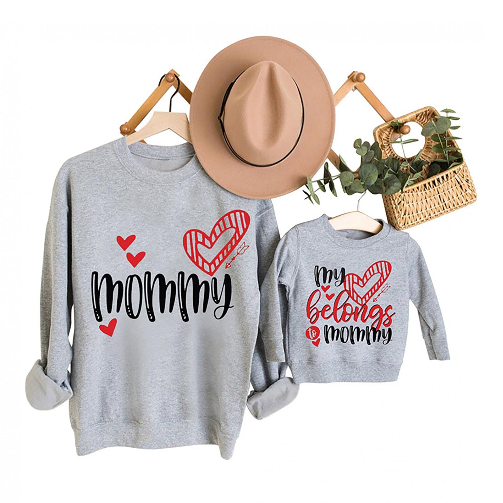 Parent-child Christmas Printed Sweater