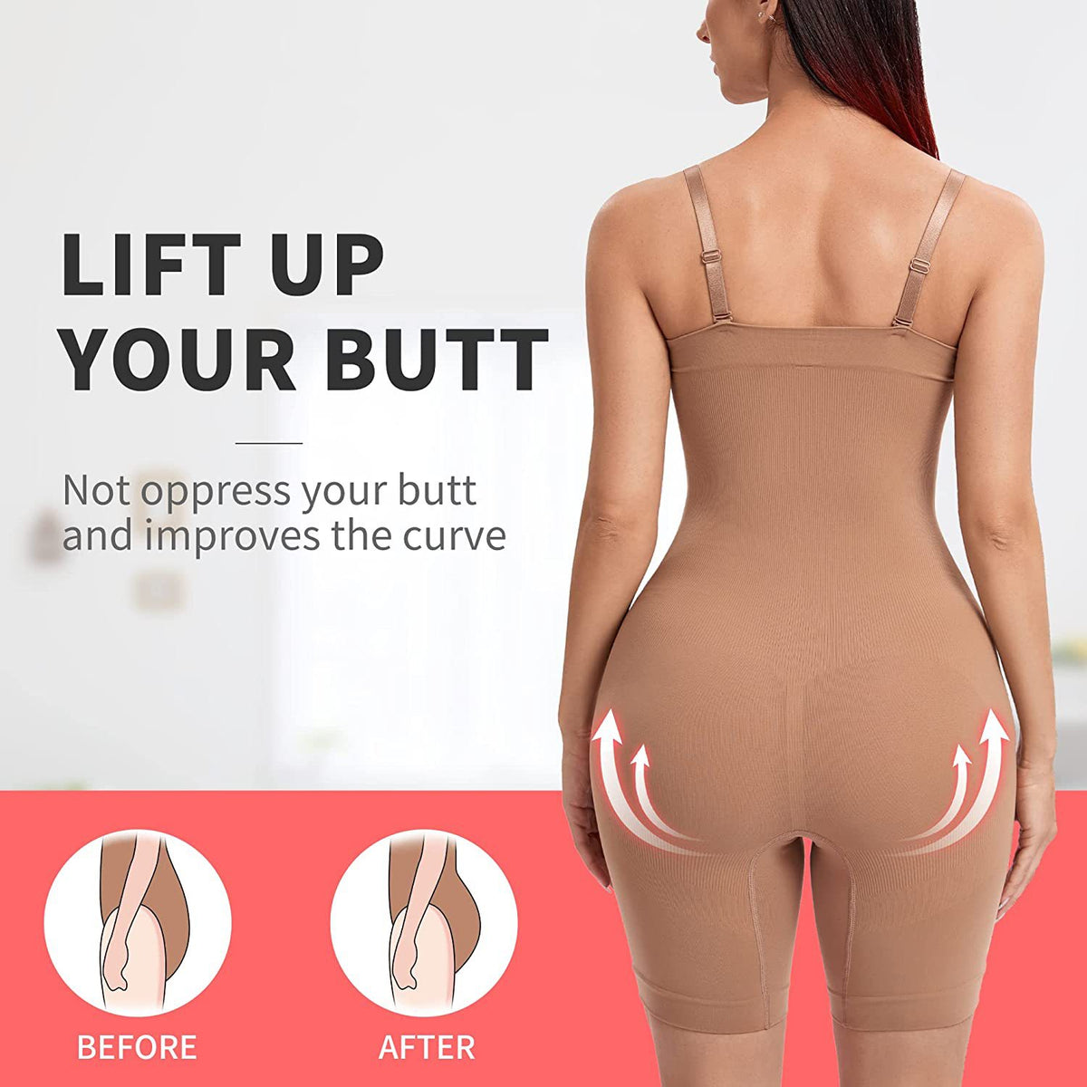 Women's Seamless Push-Up Shaping Corset & Girdle