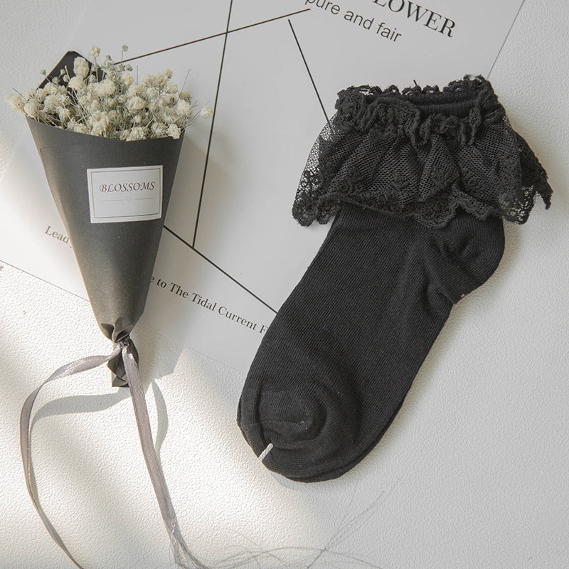 Soft Girl Lolita Socks - Cute Student Socks for Girls