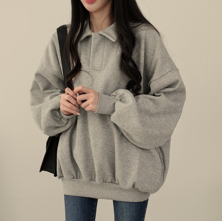 Women's Cozy Retro Loose Knit Sweater Coat