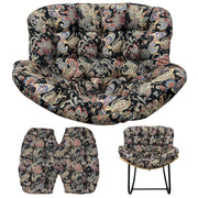 Double Hanging Swing Chair Cushion, Outdoor Patio Cushion, Made of 300D Oxford Cloth, High-resilience Filling - Suitable for Hanging Swing Chairs, Rattan Rocking Chairs, Etc.