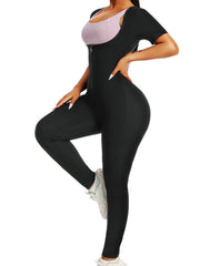 Women's Sweat Enhancer Sauna Jumpsuit & Waist Trainer