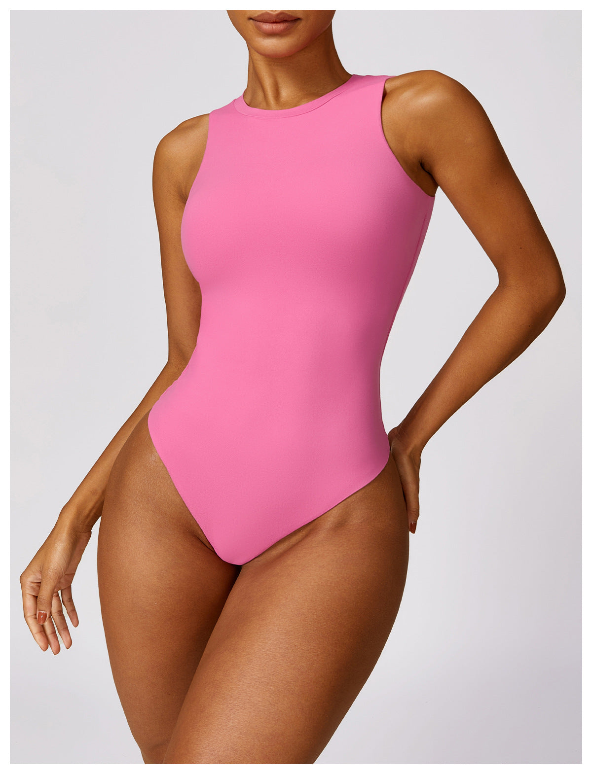 Nude Feel Tight Yoga Jumpsuit Bottoming Slimming