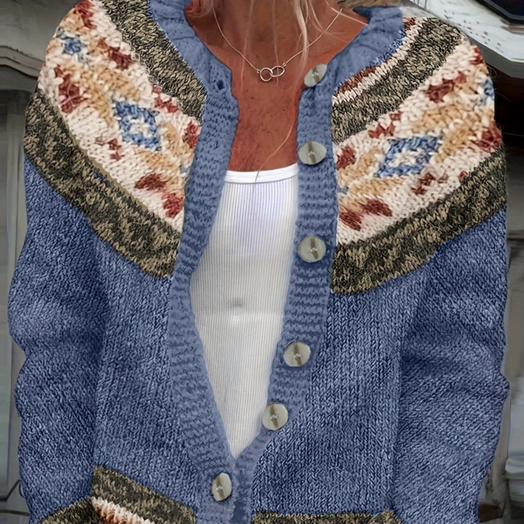 Women's Loose All-match 3d Digital Printed Cardigan Jacket