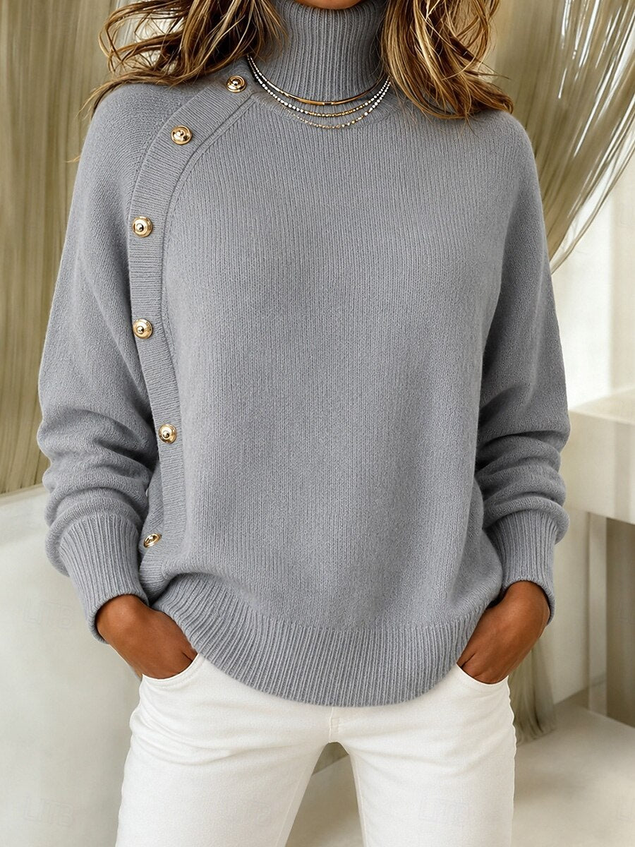 Women's Fashionable Casual Knitted Sweater