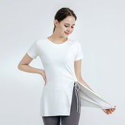 Quick-Dry Loose Running Tee – Breathable Short‑Sleeve Women's Sports Top