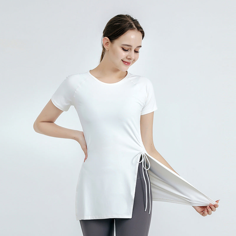 Quick-Dry Loose Running Tee – Breathable Short‑Sleeve Women's Sports Top