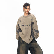 Casual Loose Cargo Pullover Sweater for Women