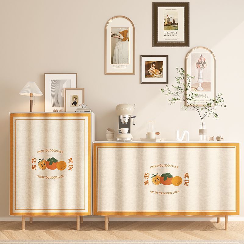 Punch-free Cabinet Shade Curtain Kitchen Door Curtain