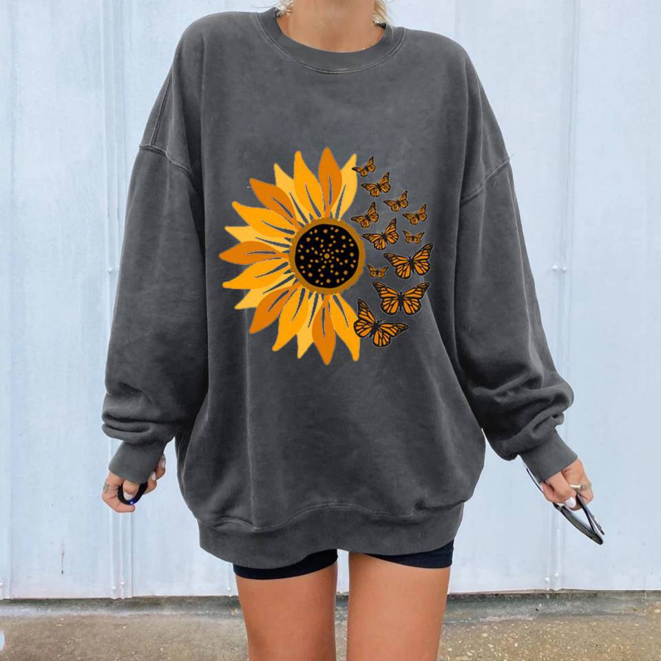 Cute Cartoon Pullover Hoodie for Women