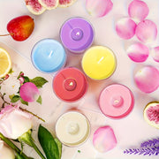 12‑Piece Soy Wax Candle Set – 12 Scents with Glitter Jar, 2.5 oz Each