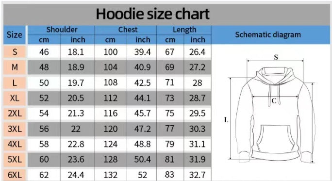 Women's Digital Print Loose Fit Hooded Sweater