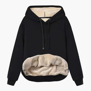 Plush Velvet Padded Hooded Winter Coat