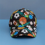 Football Printed Baseball Cap for Teens