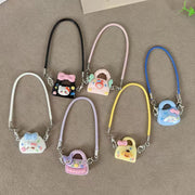 6‑Piece Sanrio Hello Kitty Phone Chain Set – Mini Handbag & Crossbody Straps