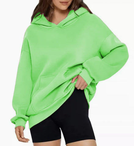 Oversized Hooded Sweatshirt with Pockets