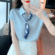 Women's French-style Elegant Short-sleeve Shirt
