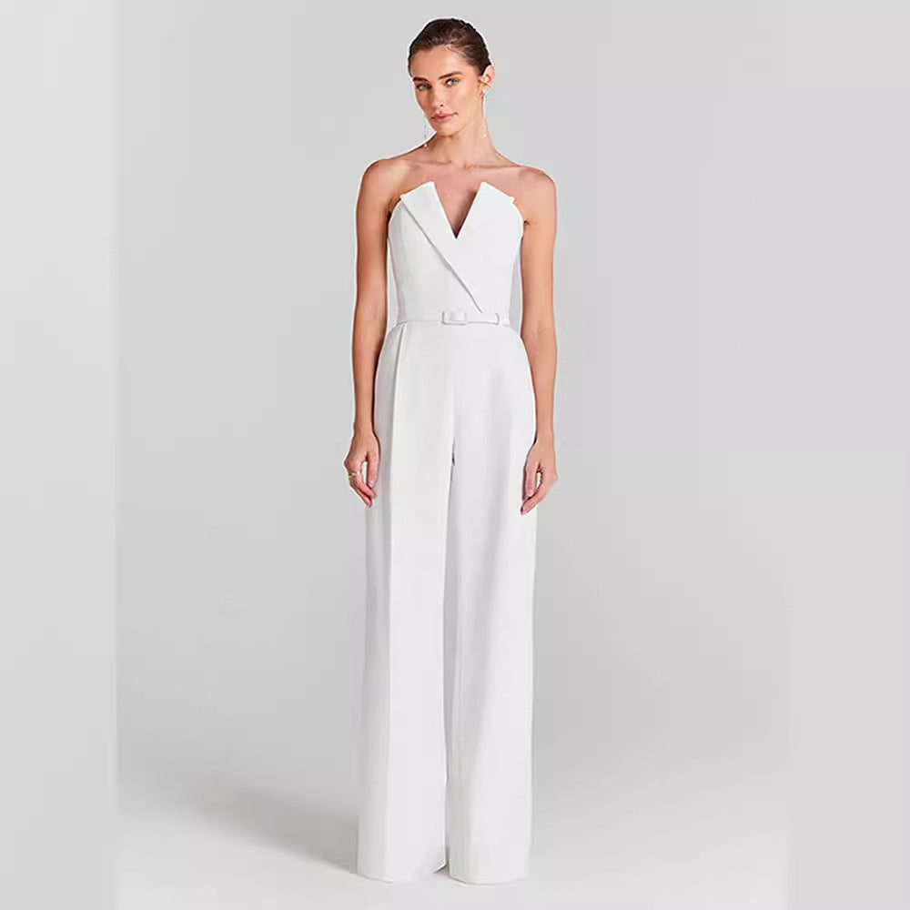 Chic Sheer Foam Mesh Long Sleeve Casual Jumpsuit