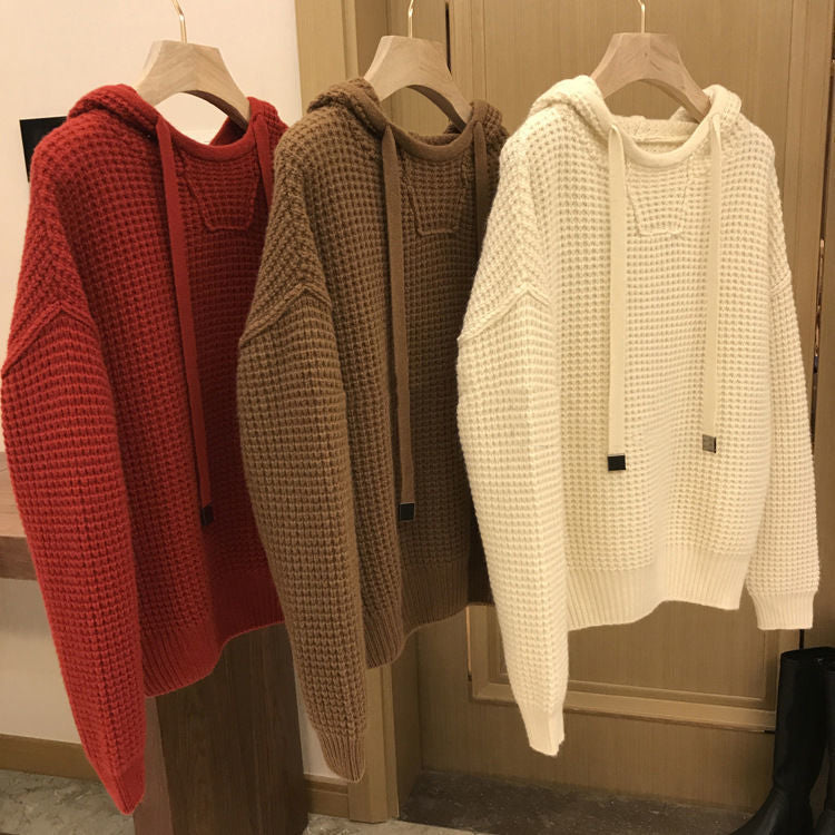 Men's Casual Long-Sleeve Hooded Sweater