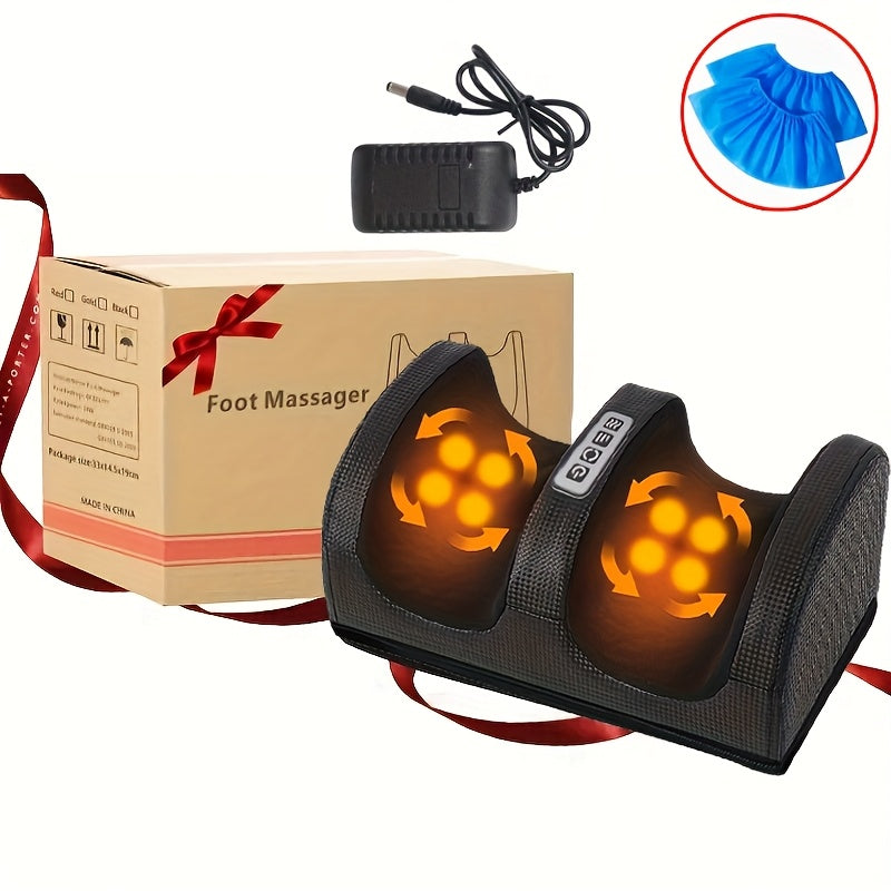Electric Foot Massager with Heat Therapy for Feet, Legs, and Arms