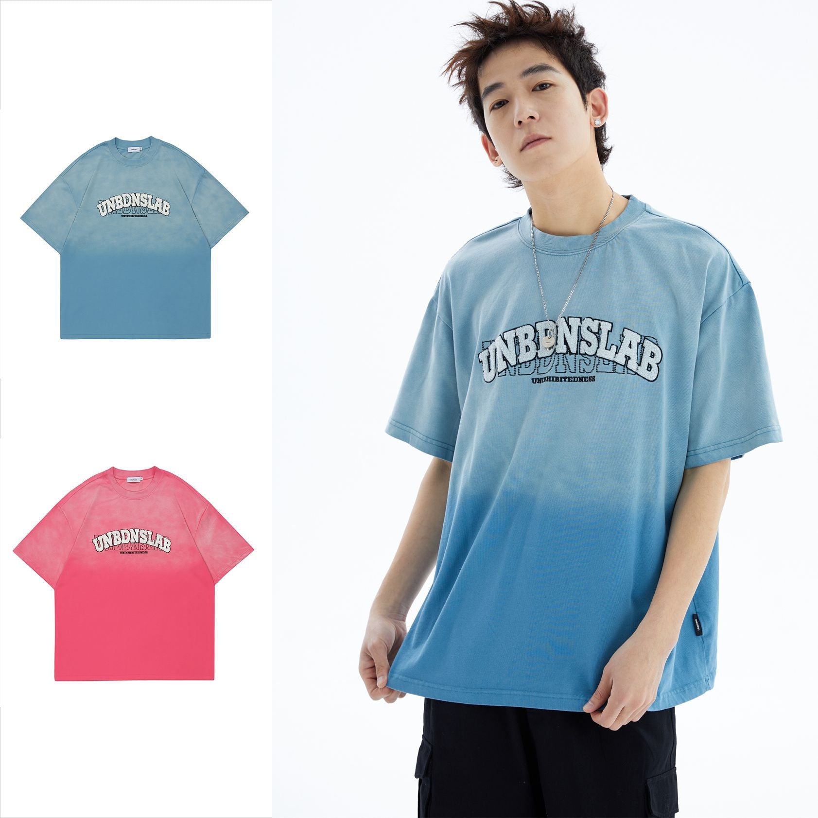 Retro Street Embroidered Summer Short Sleeve T-Shirt