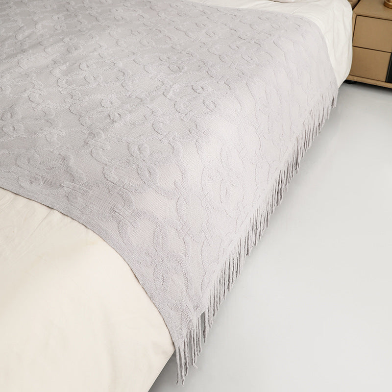 Office Nap Jacquard Terry Blanket