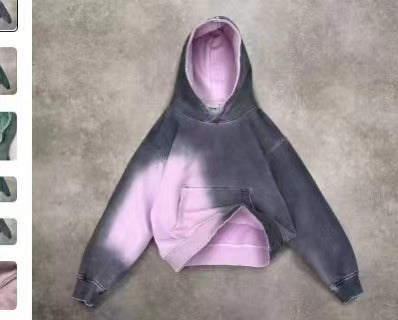 Y2K Harajuku Gradient Gothic Hoodie Pullover