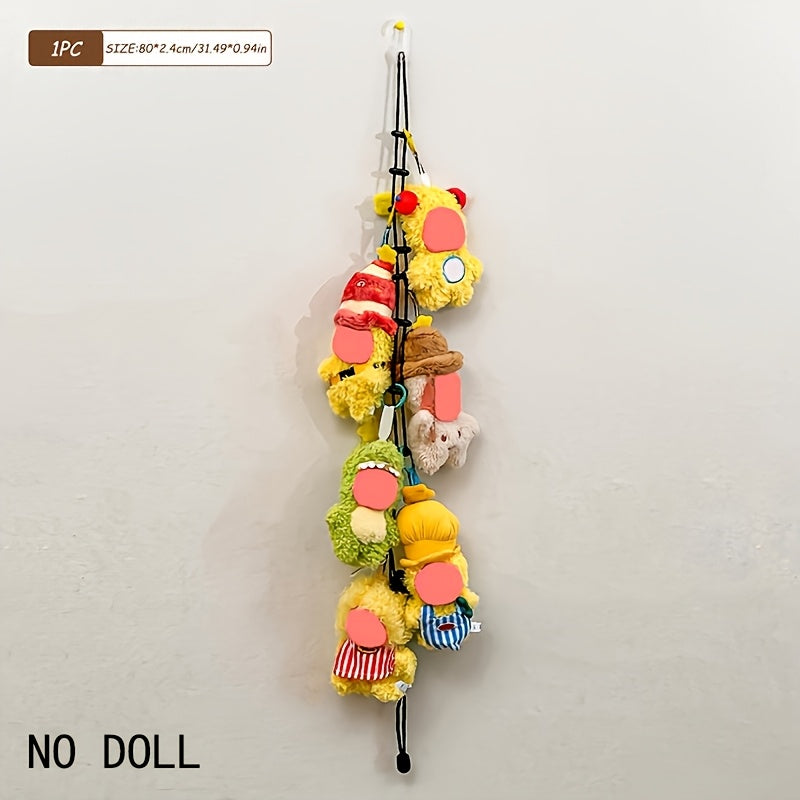 1pc Doll Storage Lanyard, Wall Hanging Display Stand, Doll Storage Lanyard, Wall Hanging Storage Wonder, Space-saving, Doll Storage, Storage Hanging Bag