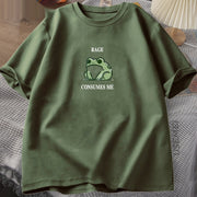 Summer Loose Short Sleeve T-Shirt – Unisex Round Neck Cotton Tee