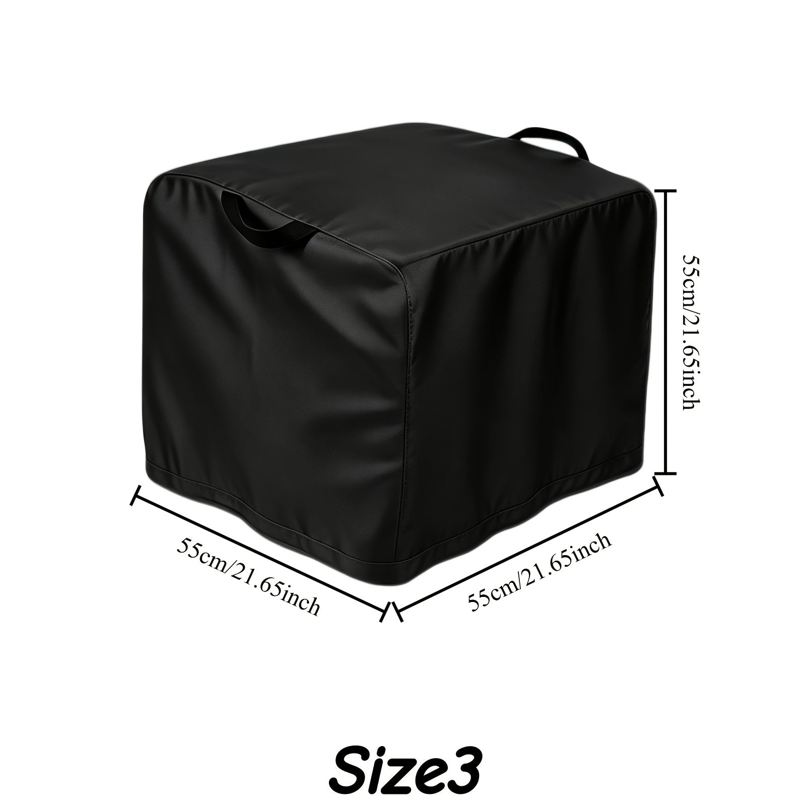 3D Printer Protective Cover – 300D Oxford Fabric, Black/Grey/Silvery, Three Size Options