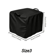 3D Printer Protective Cover – 300D Oxford Fabric, Black/Grey/Silvery, Three Size Options