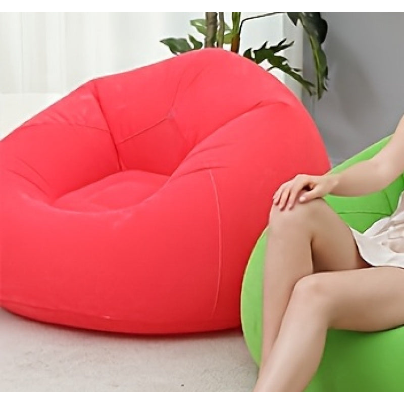 Inflatable Bean Bag Chair with Air Pump, Multi-Color