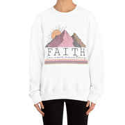 Faith Can Move Mountains Cute Cartoon Pullover Hoodie