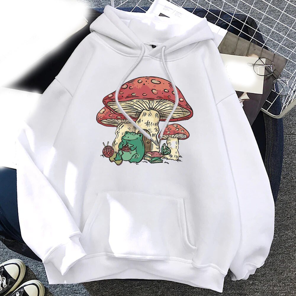 Cozy Letter Print Kangaroo Pocket Drawstring Hoodie