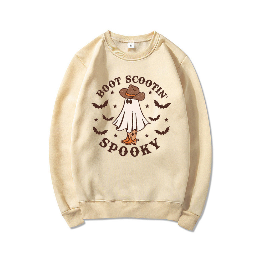 Boot Scootin Spooky Cowboy Ghost Halloween Hoodie