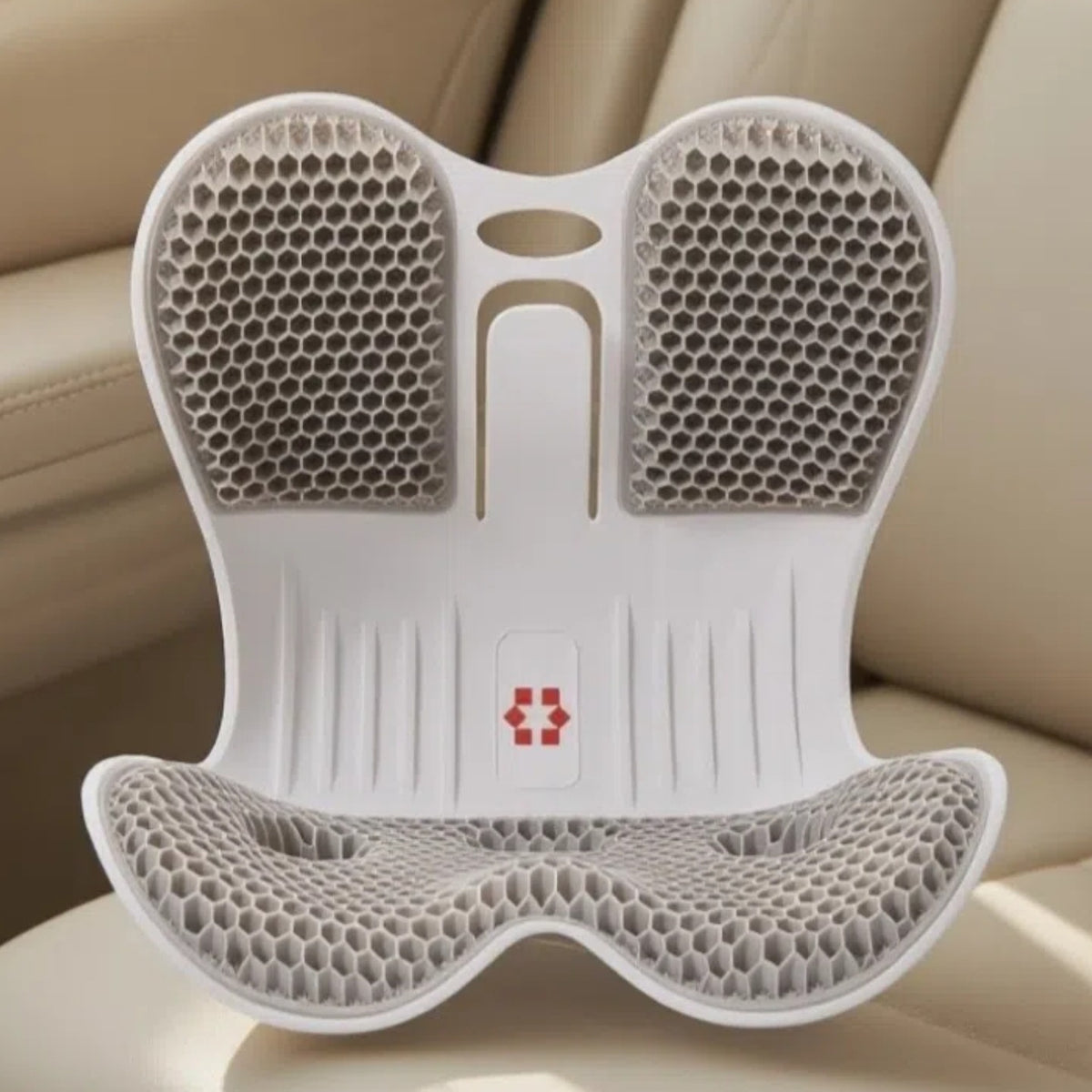 Portable Ergonomic Lumbar Support Cushion - Memory Foam Office Chair Pad