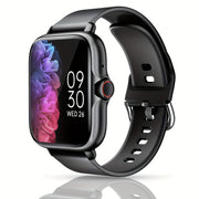Sports Smart Watch, 1.83'' Full Touch Screen Display with Message, Answer Make Call Smartwatch, Monitoring, Sports Pedometer, Information Alerts, for iPhone Android Phones,