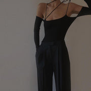 Women's Jumpsuit Long-sleeved T-shirt