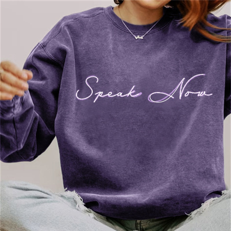 Women's Casual Purple Pullover Hoodie Sweatshirt