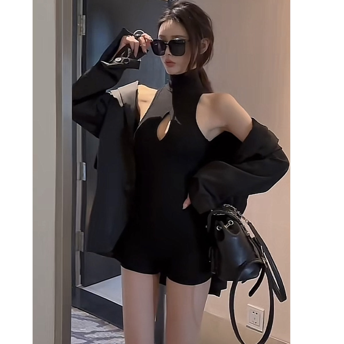 Chic Irregular Slim-Fit Sexy Romper Jumpsuit