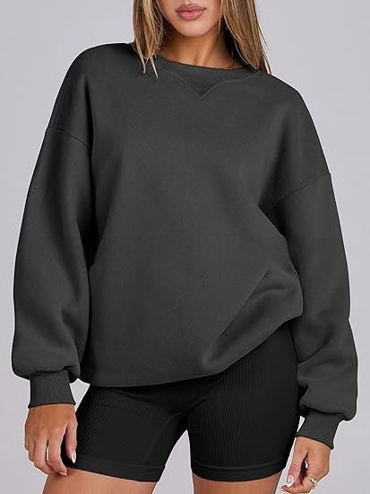 Cozy Wool Round Neck Pullover Sweater