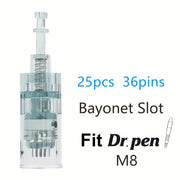Dr. Pen M8 Replacement Cartridges for Microneedling (16 & 36 Pin, 0.25mm)