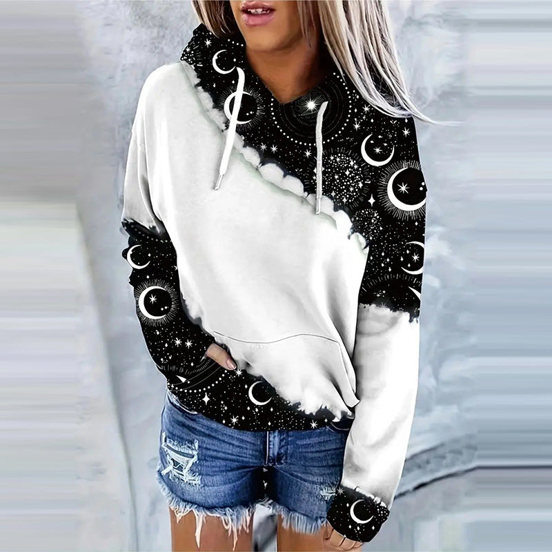 Women's 3D Digital Print Streetwear Fashion Hoodie
