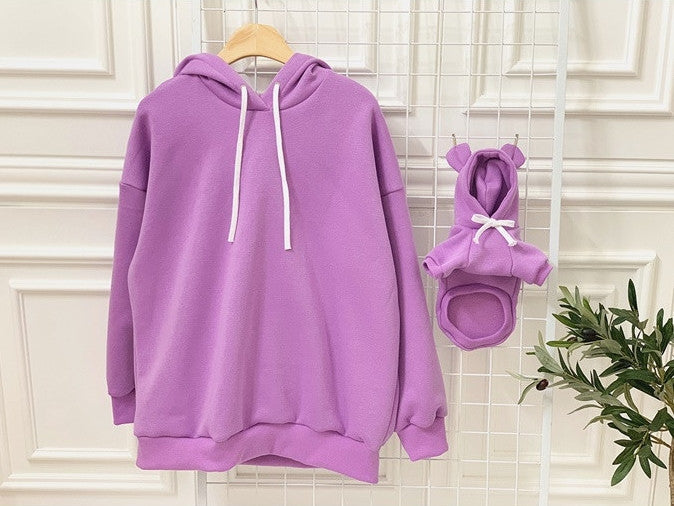 Cute Bear Ear Matching Pet & Owner Hoodie