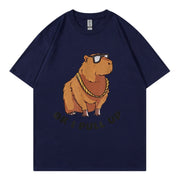 Men's Hip Hop Graphic Tee Loose Streetwear T-Shirt